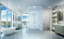 Spacious Bathroom in 321 at Water's Edge